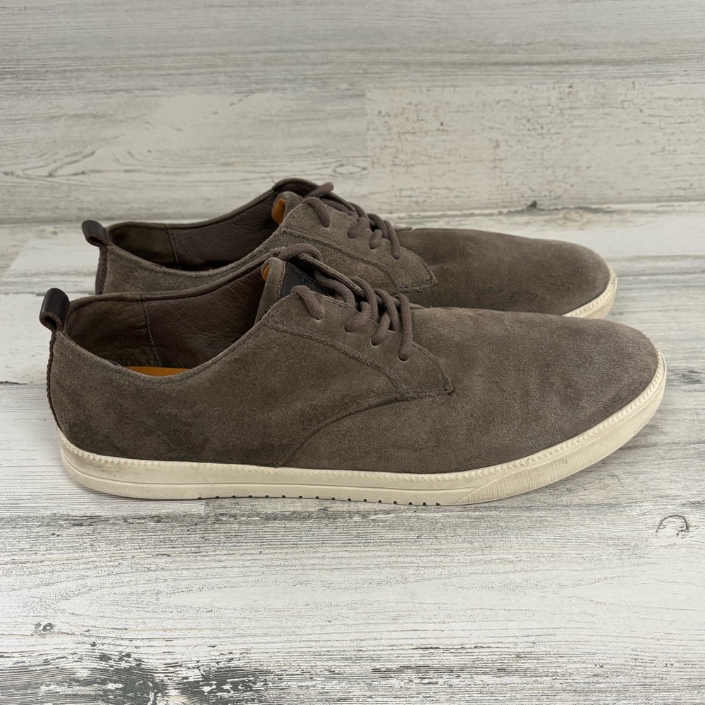 Clae Men’s Size 10.5 Ellington Lace Up Oxford Sneakers In Pebble